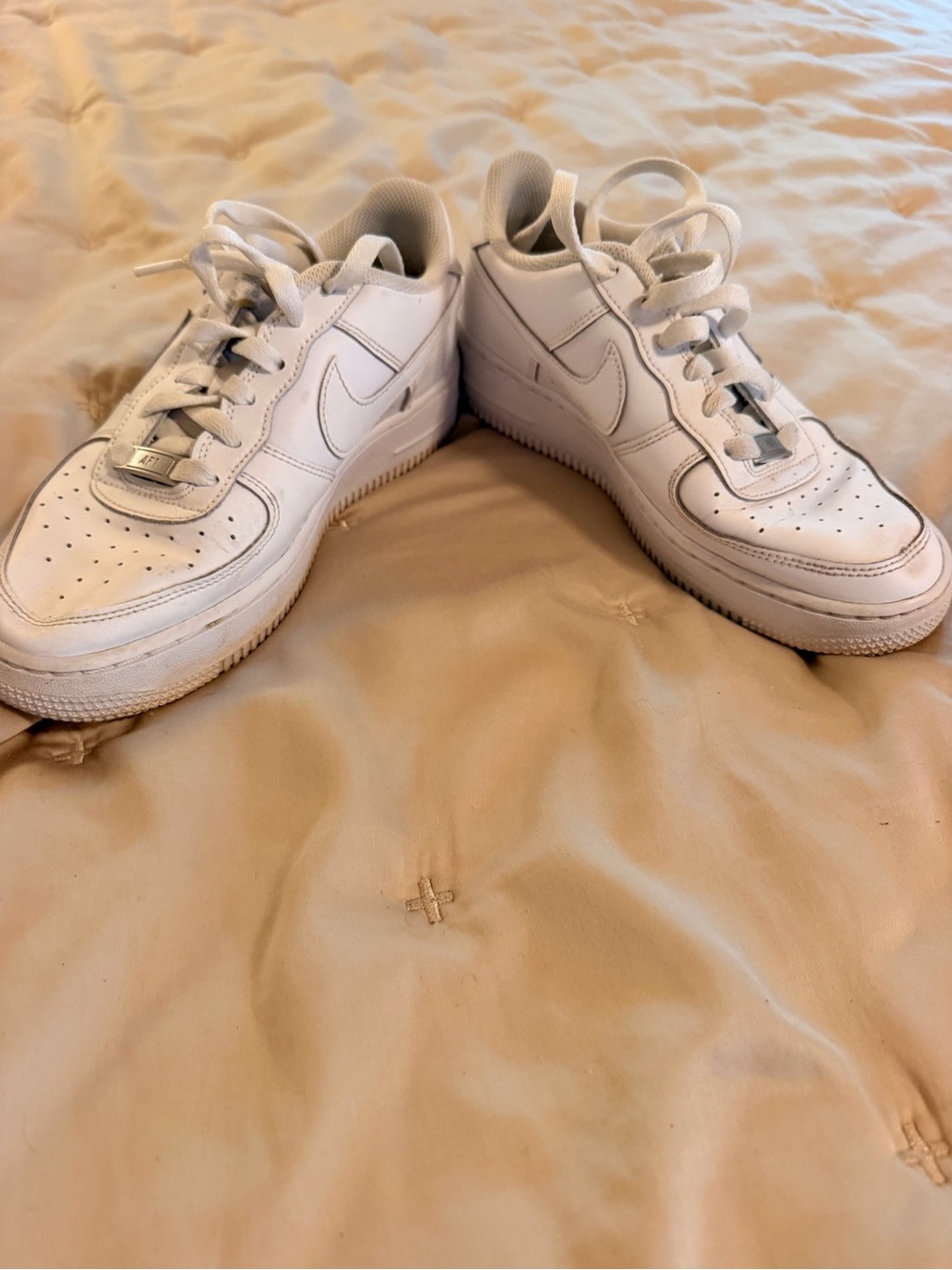 Nike Kids White Low-Top Sneakers